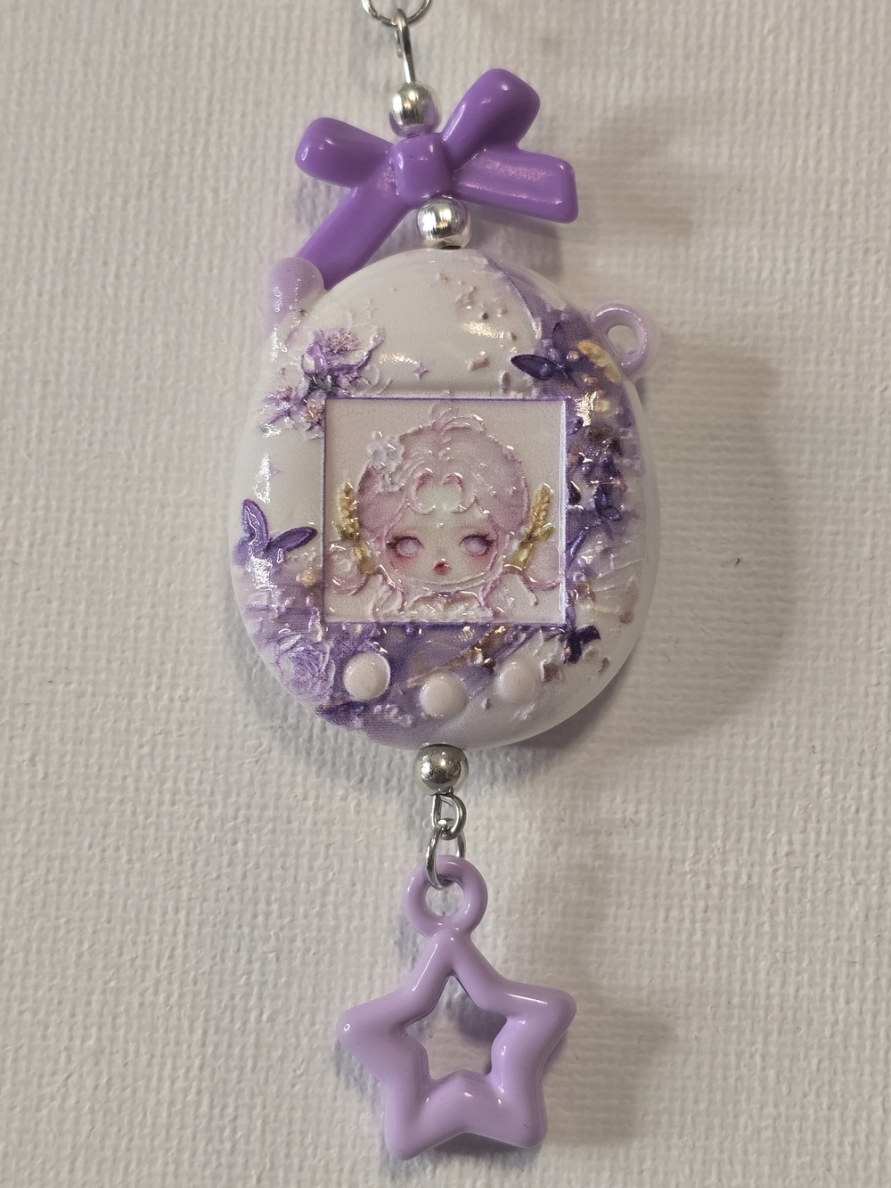 skullpanda Tamagotchi Charm. Star Charm- Phone Charm-